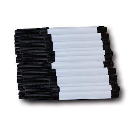 Flipside Dry Erase Fine Point Markers, Black, Classpack, 24PK 32008